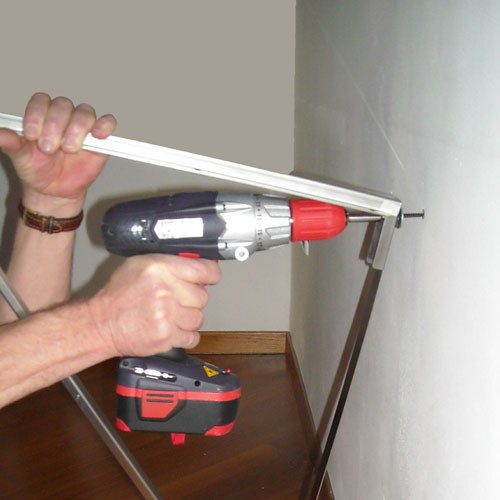 Drilling a wall for Mounting