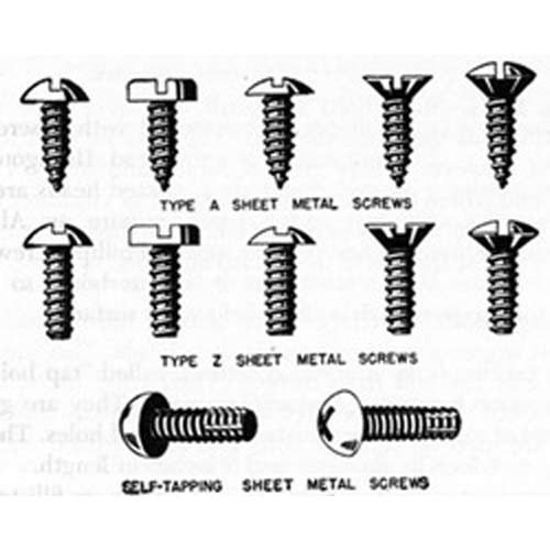 Type A Type z and Lf-tapping Sheet Metal Screws